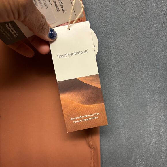 Vuori Daily Legging Light Penny M Medium High Rise Rust Yoga Pants NWT - Picture 12 of 16
